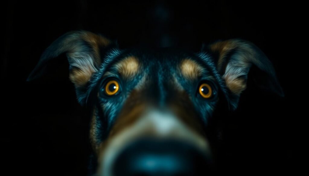 can dogs see in the dark