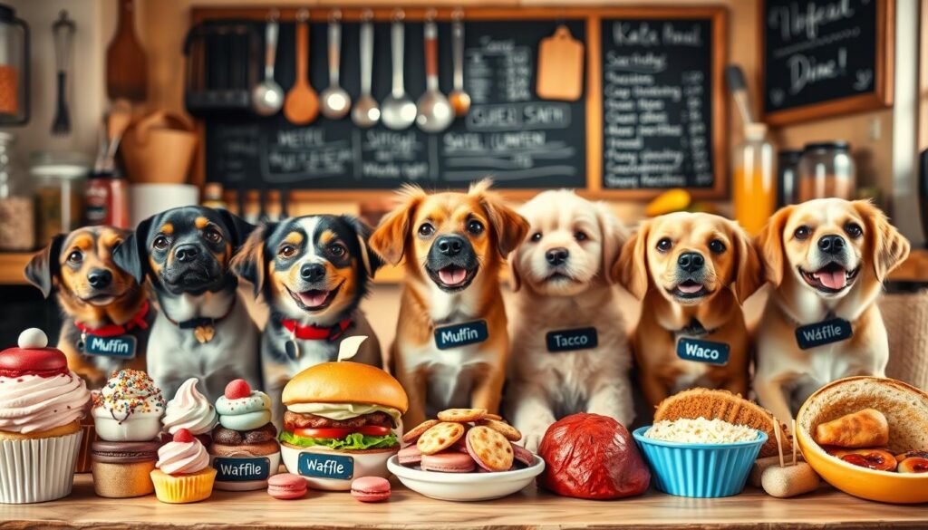food-inspired dog names