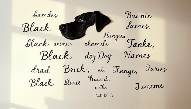 names for black dogs