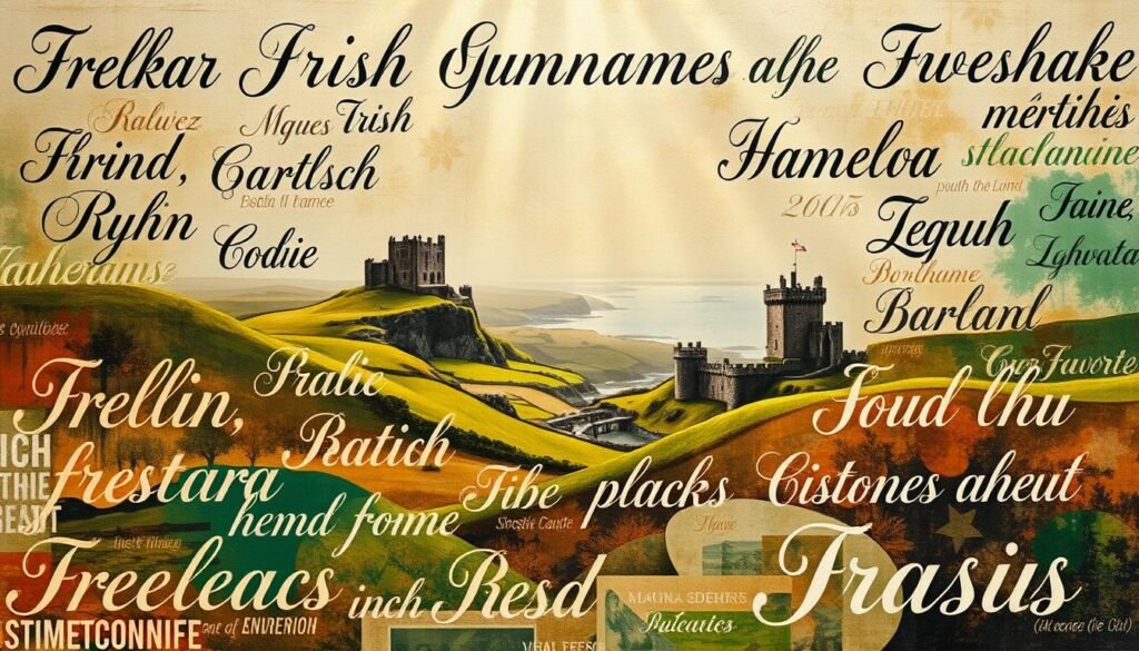 Irish surnames and place names inspiration