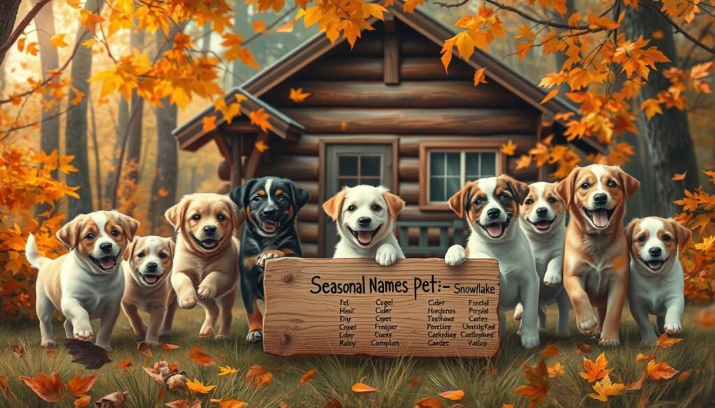 Seasonal Dog Names