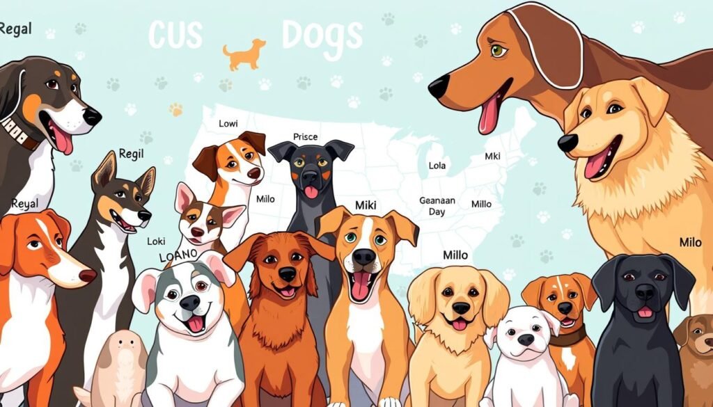 US dog name trends