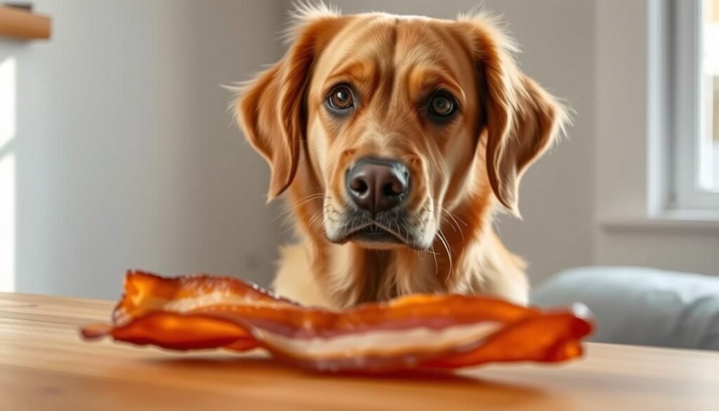 can dogs eat raw bacon