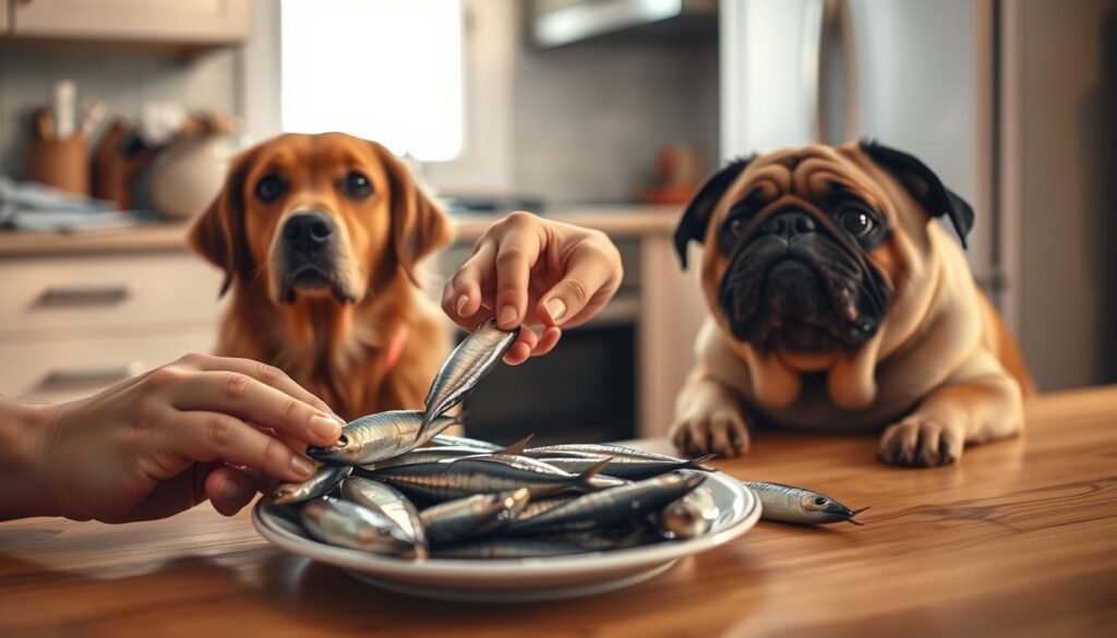 feeding sardines to dogs