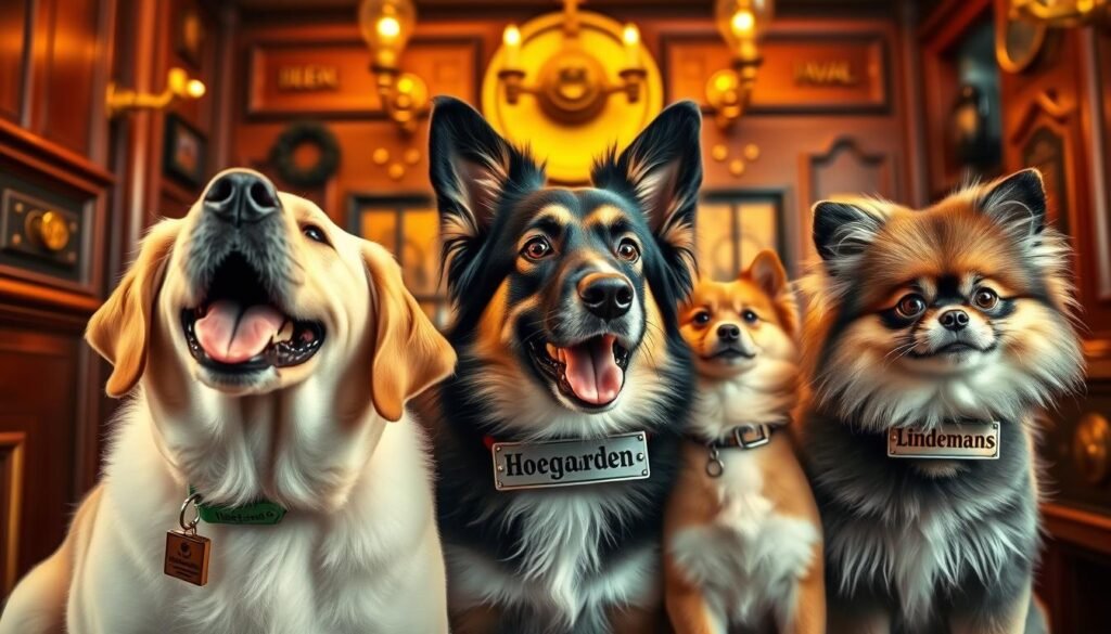Belgian and European beer-inspired dog names