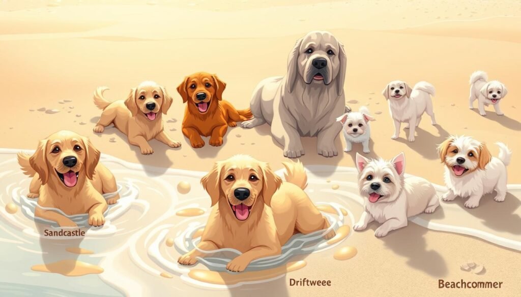 beach-inspired dog names