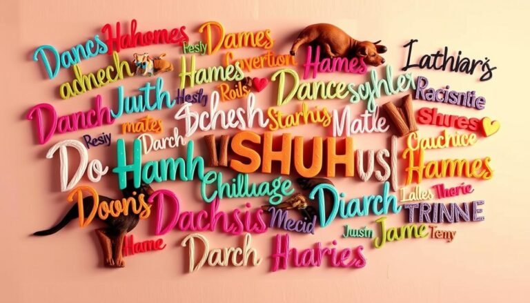 dog names for a dachshund