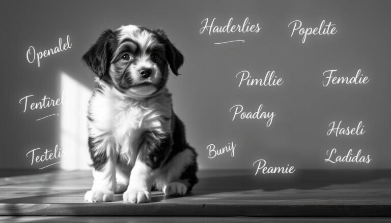 dog names for black and white female dogs