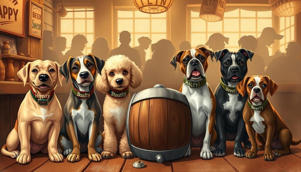 funny beer-inspired dog names
