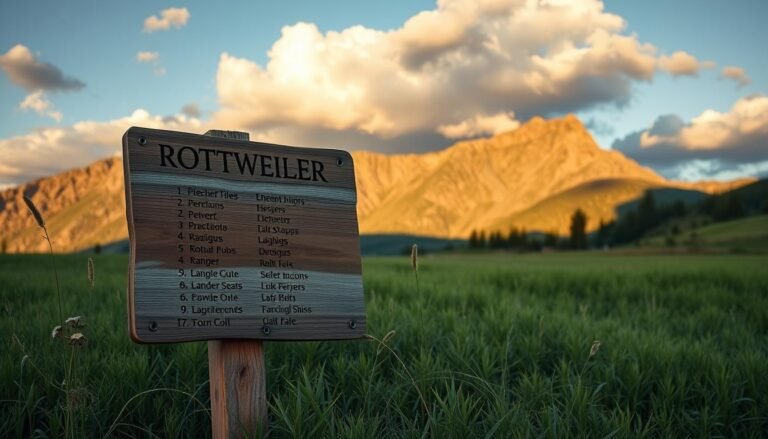 names for a rottweiler dog