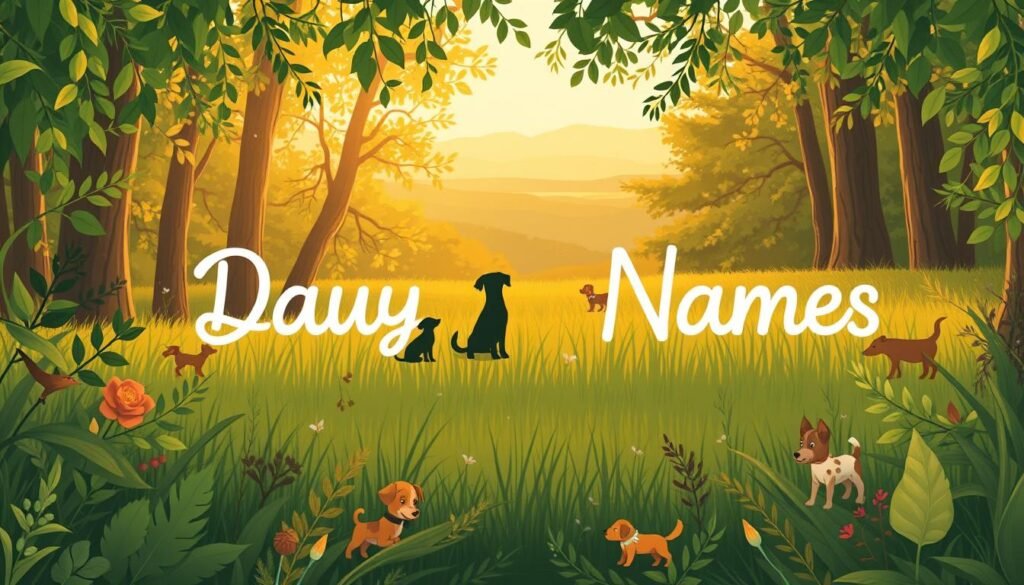 nature-inspired dog names