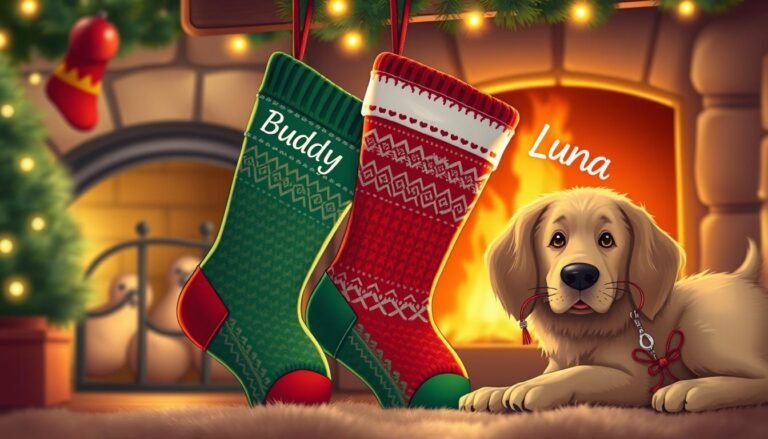 stockings for dogs with name