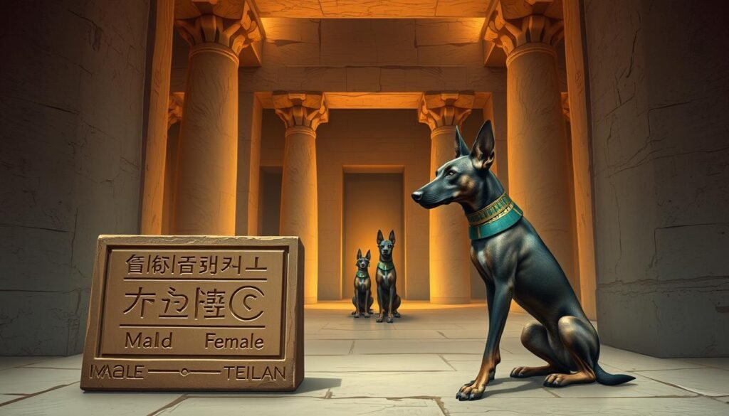 Gender-specific Egyptian dog names