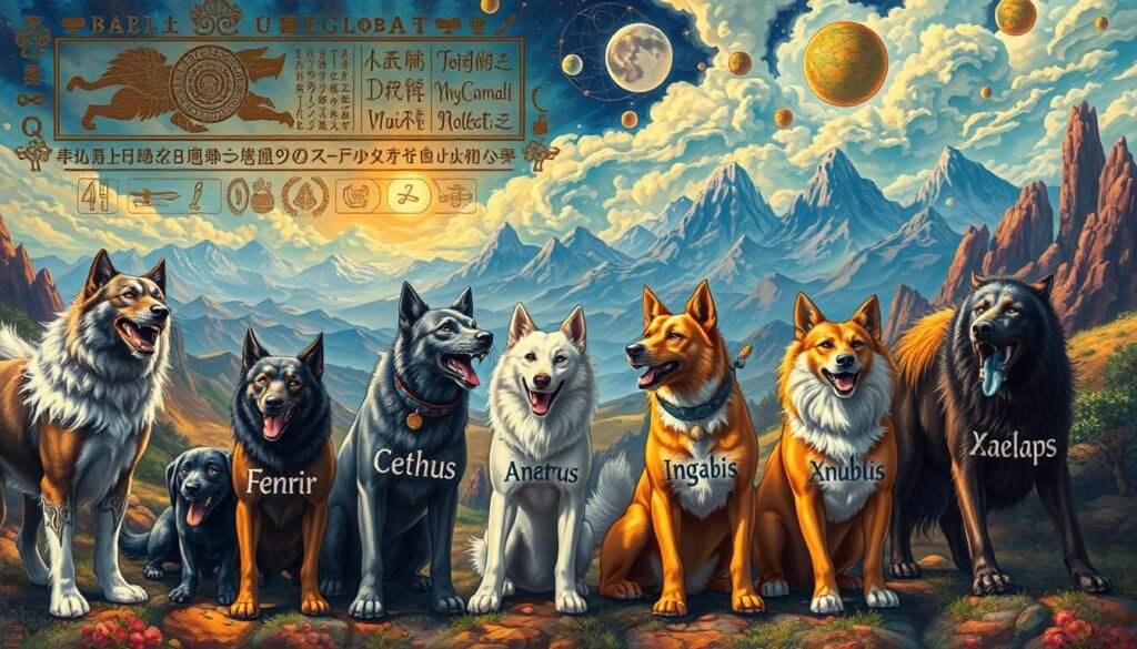 Global mythological dog names