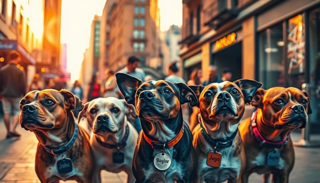 Urban dog names