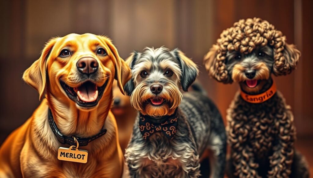 alcohol-inspired dog names