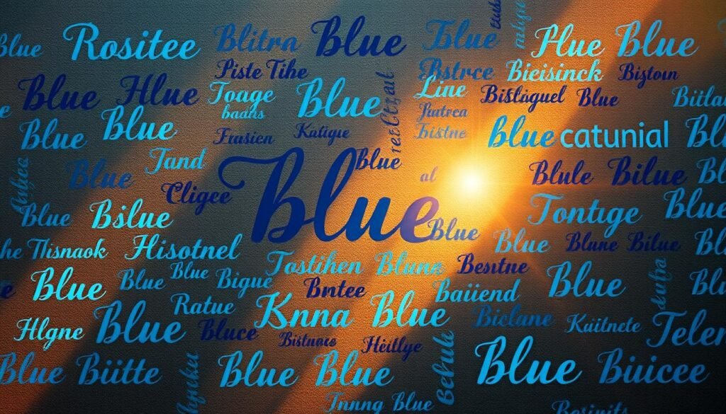blue in different languages