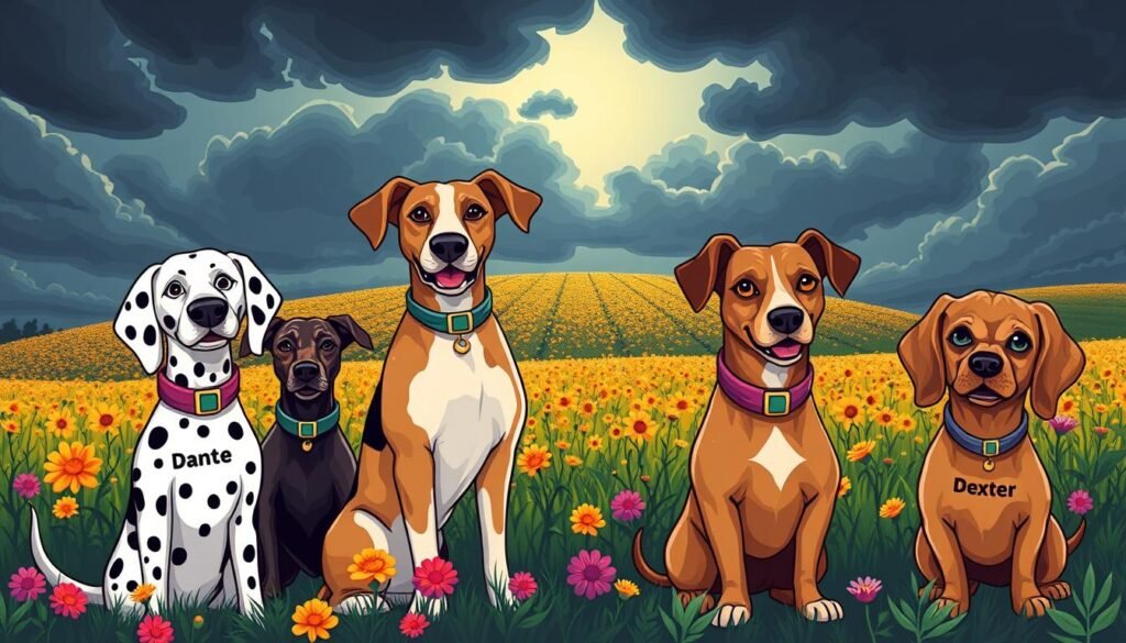 bold D dog names