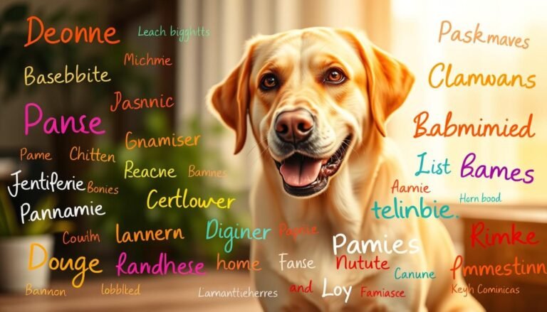 dog names for a yellow lab