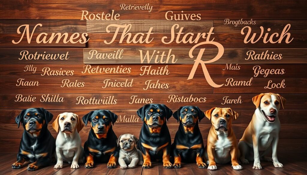 Dog names that start with R