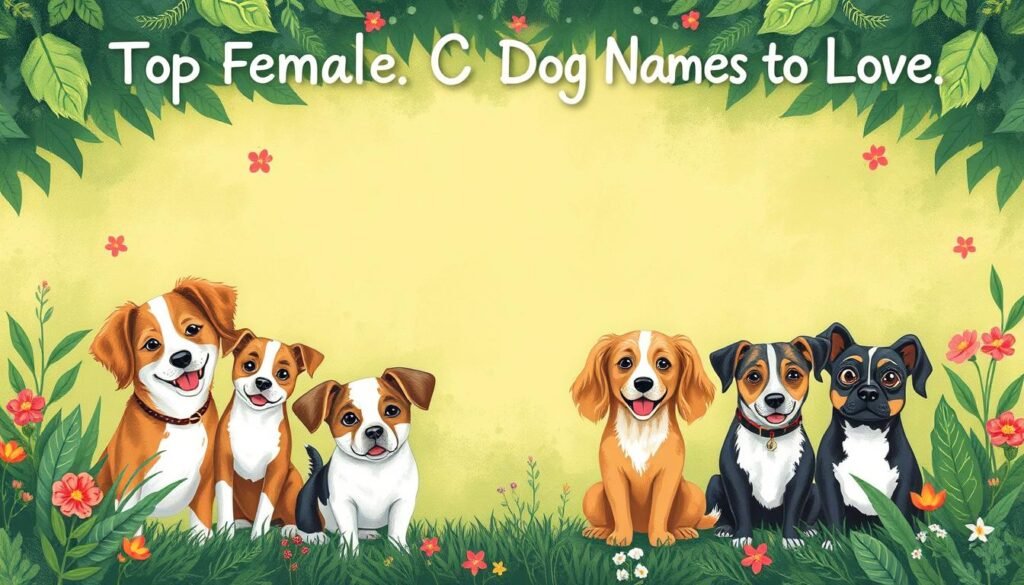 Female dog names starting with C