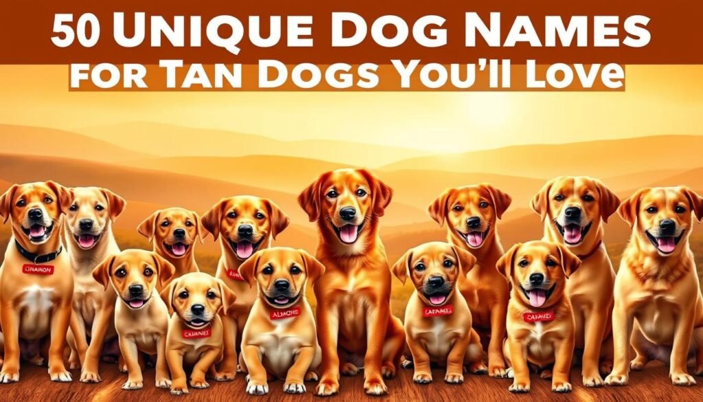 50 Unique Dog Names for Tan Dogs You'll Love 1 dog names for tan dogs