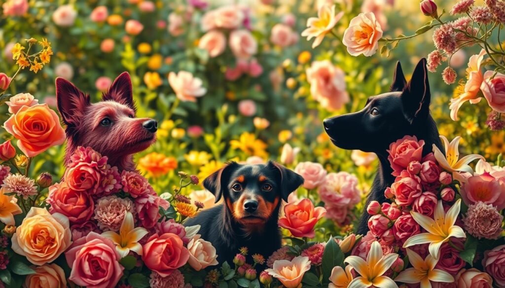 floral-inspired dog names