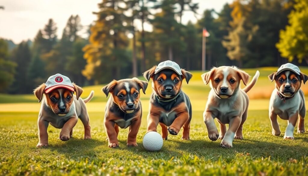 golf dog names