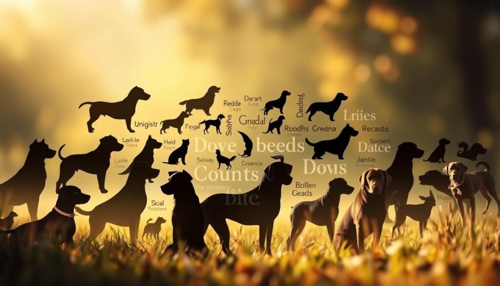 dog breed name selection