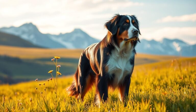 short haired bernese mountain dog