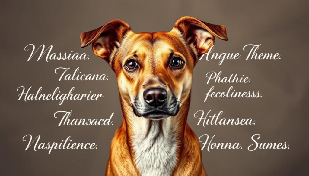 unique male dog names starting with m