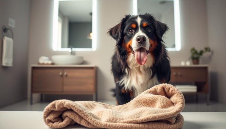 bernese mountain dog drool