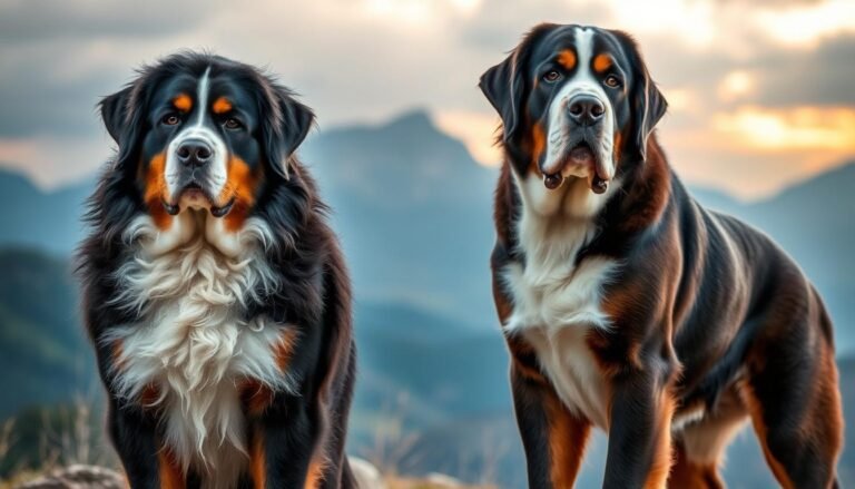 bernese mountain dog vs saint bernard