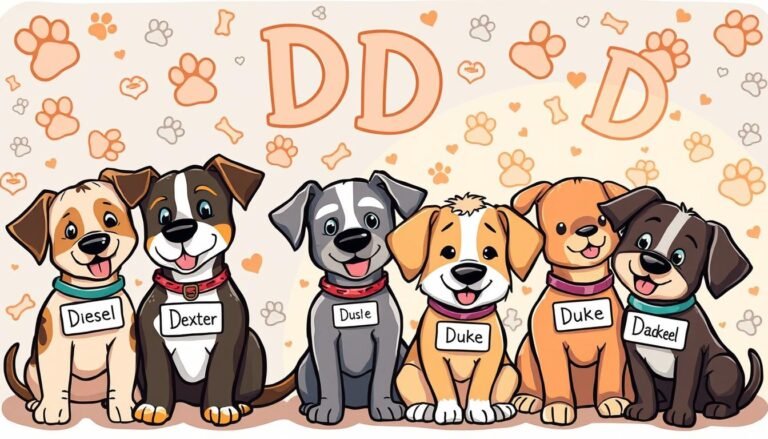 dog names that start with d for males