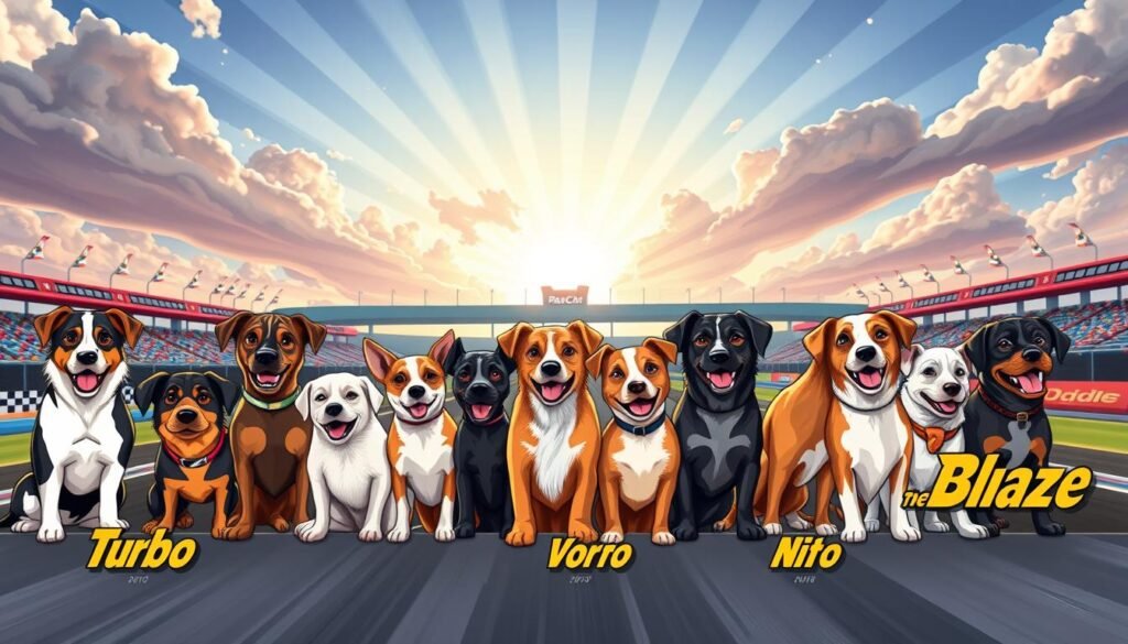 race-inspired dog names