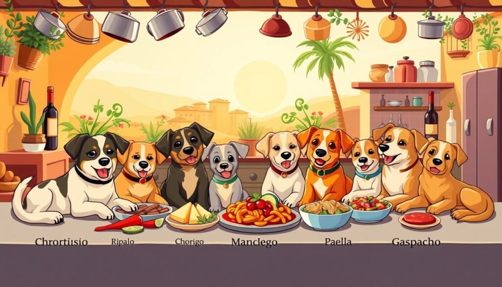 Food-Inspired Spanish Dog Names