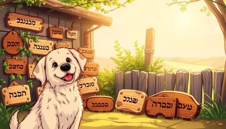 hebrew names for dogs