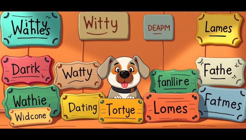 Witty dog names