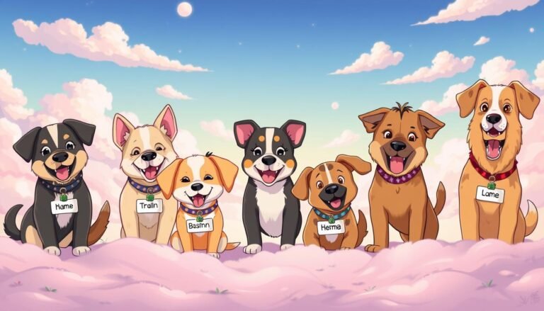 anime girl names for dogs