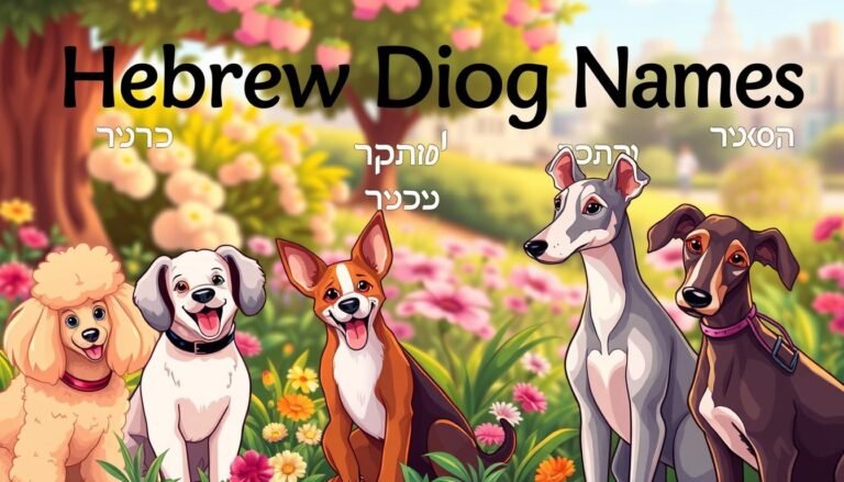 hebrew names for dogs female