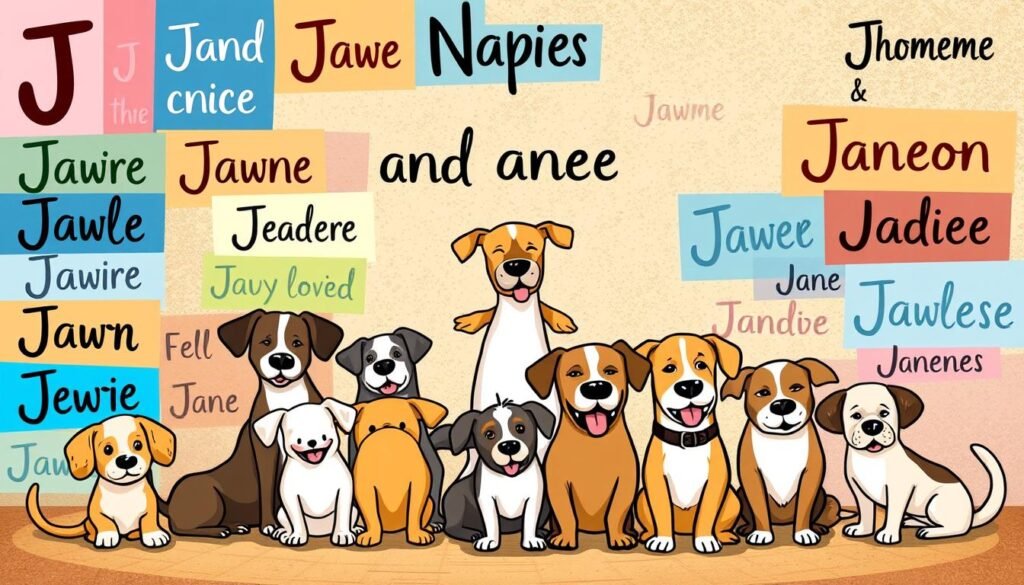 personalized dog names starting with j
