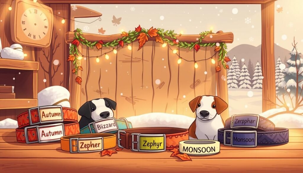 seasonal dog names seasonal dog names