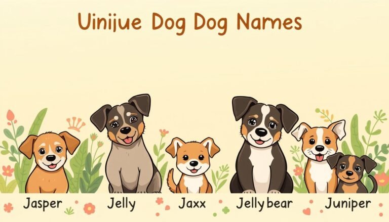 unique j names for dogs