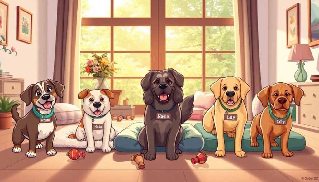 matching dog names with personality