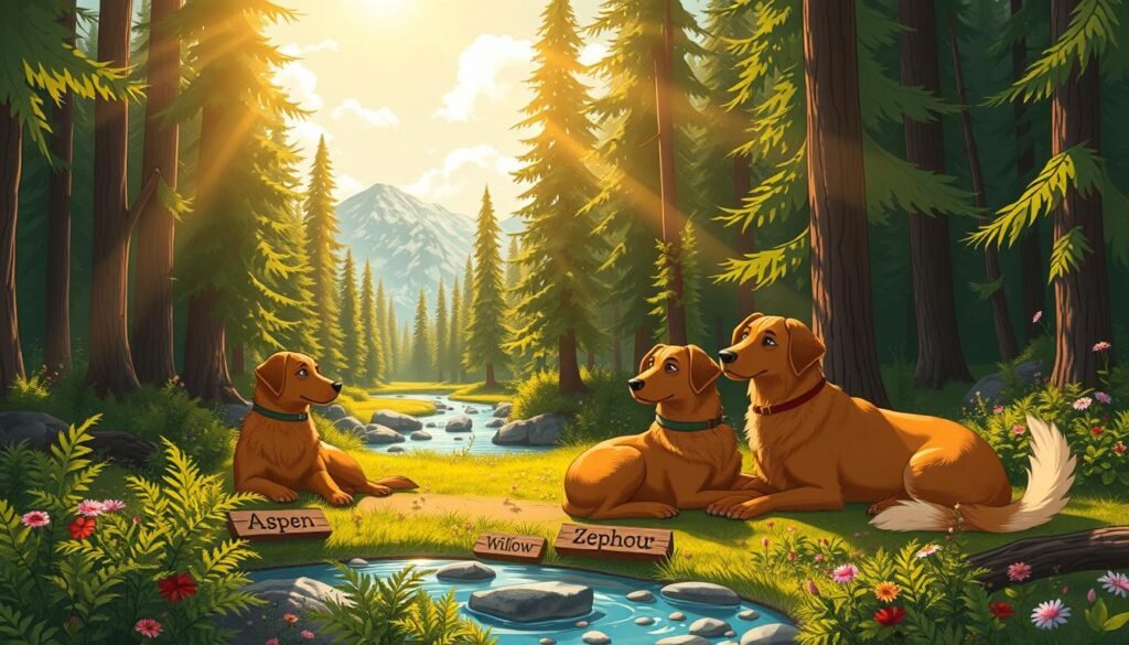 nature-inspired dog names